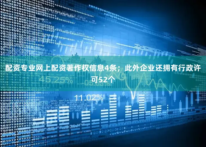 配资专业网上配资著作权信息4条；此外企业还拥有行政许可52个