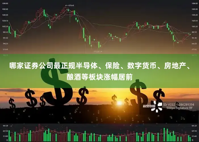 哪家证券公司最正规半导体、保险、数字货币、房地产、酿酒等板块涨幅居前